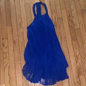 BLUE PLEATED GUESS DRESS